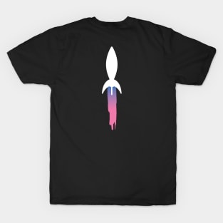 Rocket flying into space T-Shirt